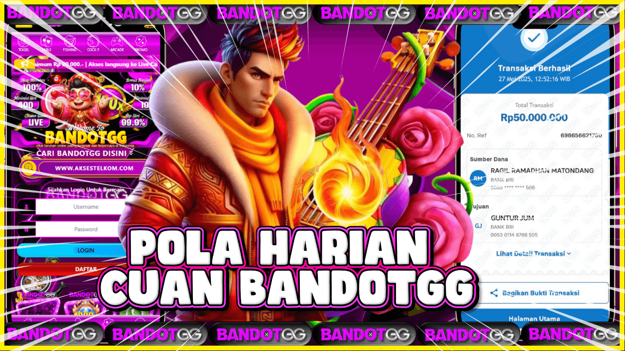 Bandotgg Hebohkan Publik Rahasia Scatter Mahjong Ways 2025 Terungkap